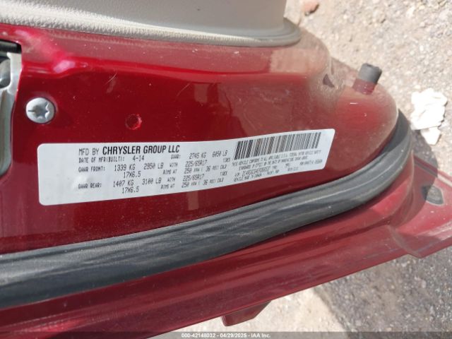 2C4RDGCG4ER366537 Dodge Grand Caravan Sxt 30th Anniversary