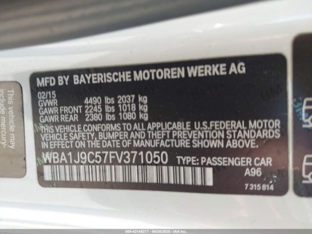 WBA1J9C57FV371050 BMW M235 Xdrive
