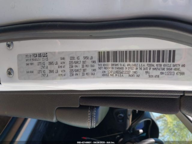 1C4PJLAB2GW212337 Jeep Cherokee Sport