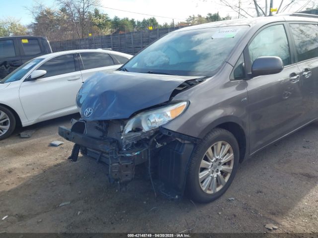 5TDDK3DC2GS139510 Toyota Sienna Xle Premium 7 Passenger