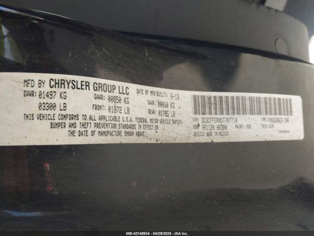 2013 FIAT 500C 3C3CFFERXDT707710 Photo 8