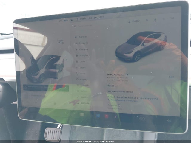 2022 TESLA MODEL Y 7SAYGDEE1NF440153 Photo 6