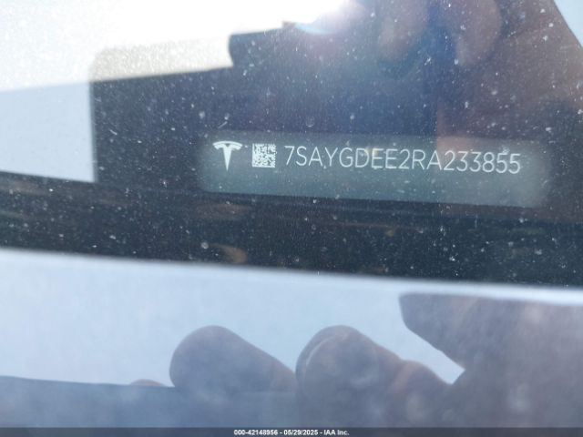 7SAYGDEE2RA233855 Tesla Model Y Long Range Dual Motor All-wheel Drive