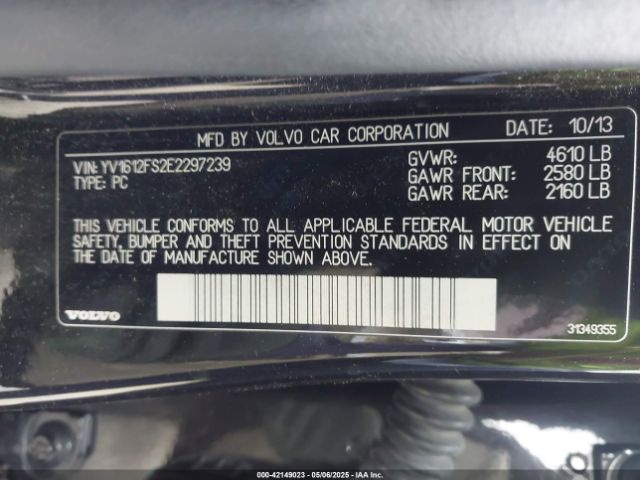 2014 VOLVO S60 YV1612FS2E2297239 Photo 8