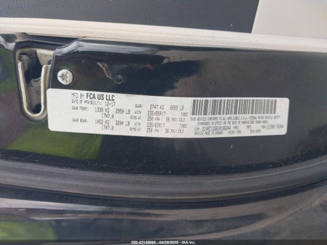 2018 CHRYSLER PACIFICA 2C4RC1DG8JR186244 Photo 8