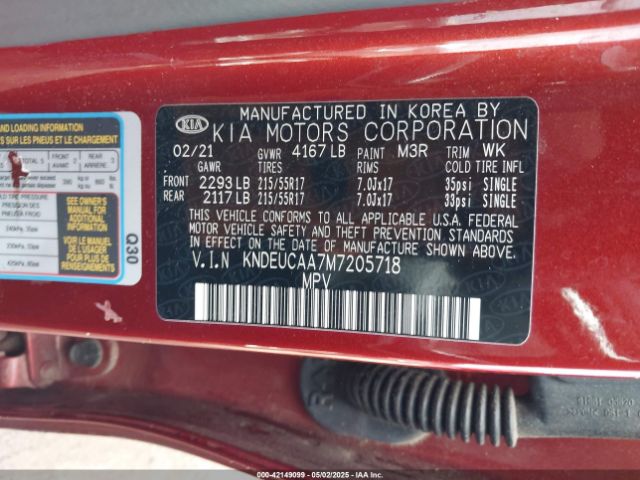 2021 KIA SELTOS KNDEUCAA7M7205718 Photo 8
