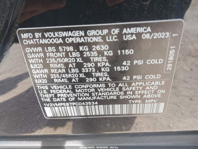 2023 VOLKSWAGEN ID.4 1V2VMPE87PC043534 Photo 8
