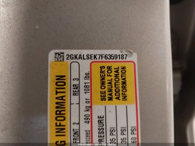 2GKALSEK7F6359187 GMC Terrain Slt-1