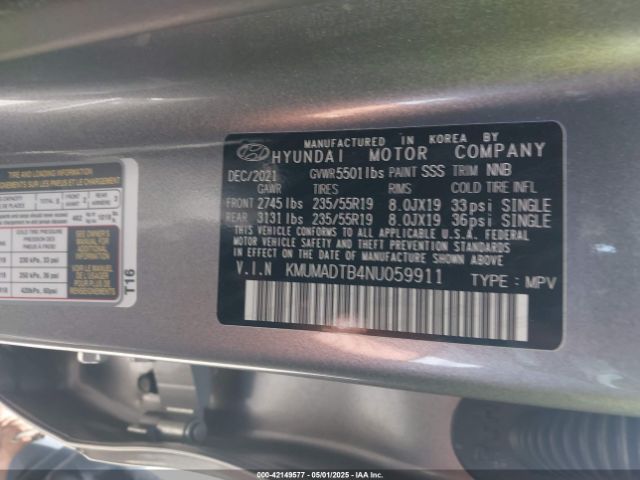 KMUMADTB4NU059911 Genesis Gv70 2.5t Awd