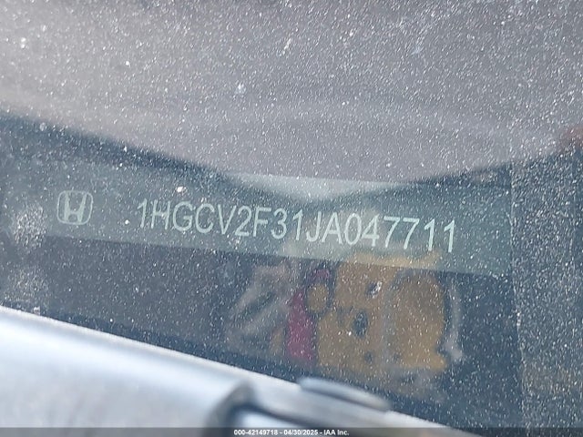 1HGCV2F31JA047711 Honda Accord Sport 2.0t