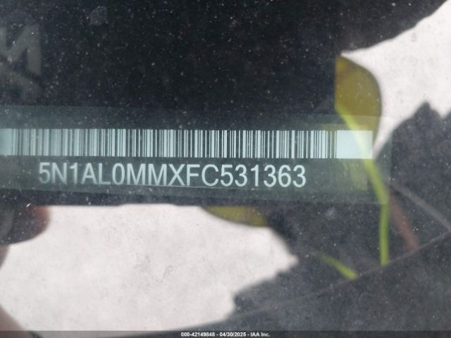 5N1AL0MMXFC531363 Infiniti QX60