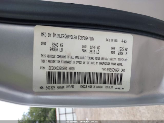 2006 CHRYSLER 300 2C3KA53GX6H113815 Photo 8