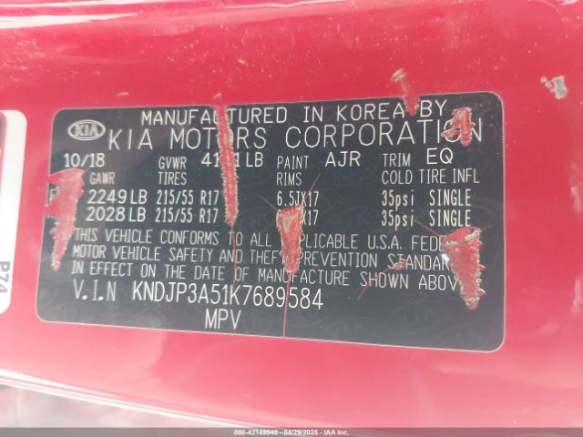 KNDJP3A51K7689584 KIA SOUL +