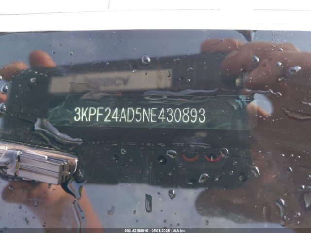 3KPF24AD5NE430893 KIA Forte Lxs