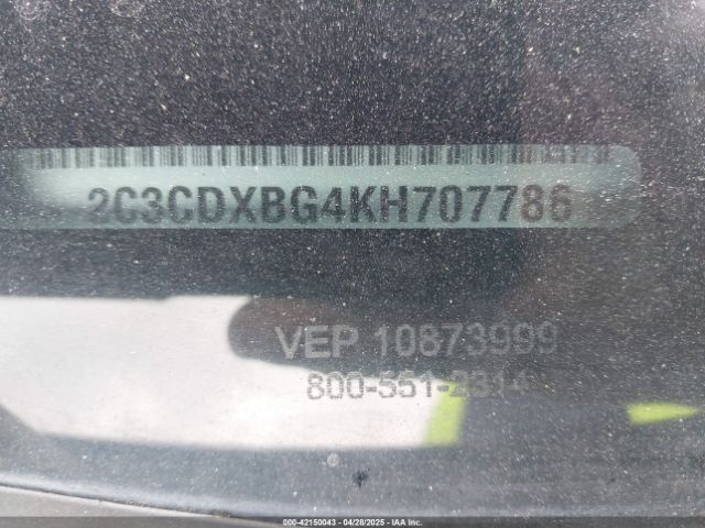 2019 DODGE CHARGER 2C3CDXBG4KH707786 Photo 8