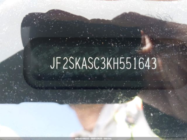 JF2SKASC3KH551643 Subaru Forester Limited