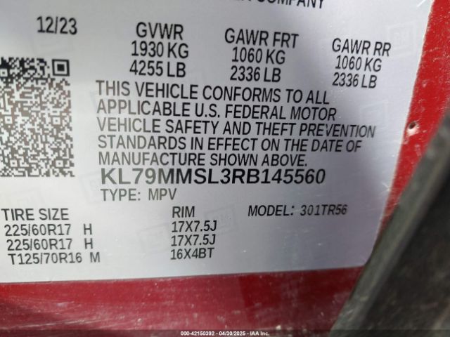 2024 CHEVROLET TRAILBLAZER KL79MMSL3RB145560 Photo 8