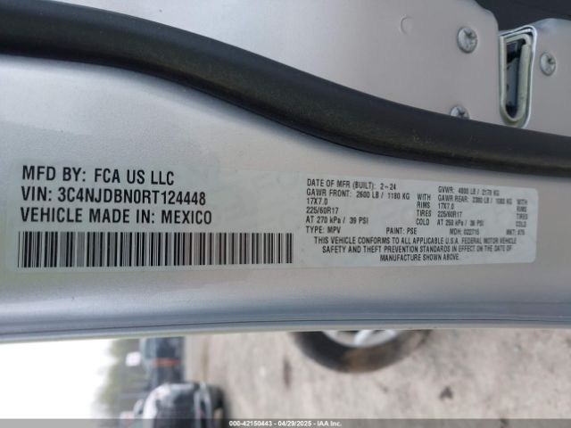 3C4NJDBN0RT124448 Jeep Compass Latitude 4x4