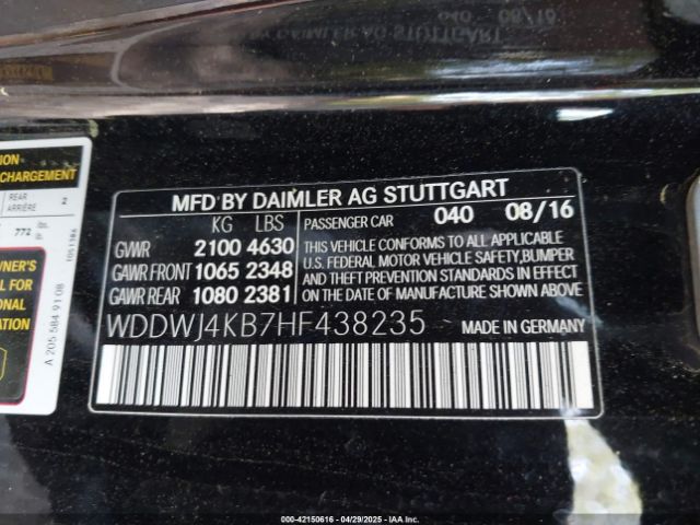 WDDWJ4KB7HF438235 Mercedes-Benz C 300 4matic