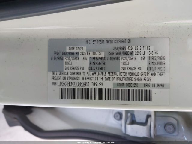2020 MAZDA CX-5 JM3KFBDM2L0863944 Photo 8
