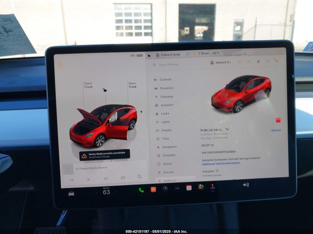 7SAYGDEE0PF638869 Tesla Model Y