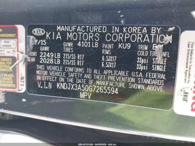 KNDJX3A50G7265594 KIA Soul !