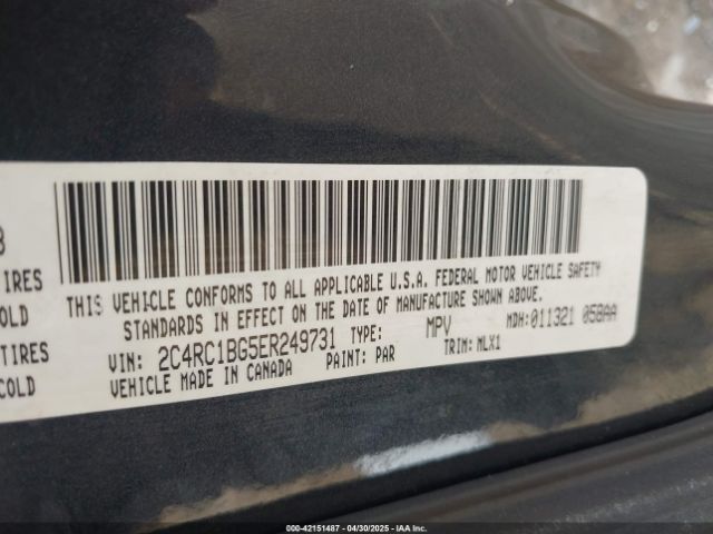 2014 CHRYSLER TOWN & COUNTRY 2C4RC1BG5ER249731 Photo 8