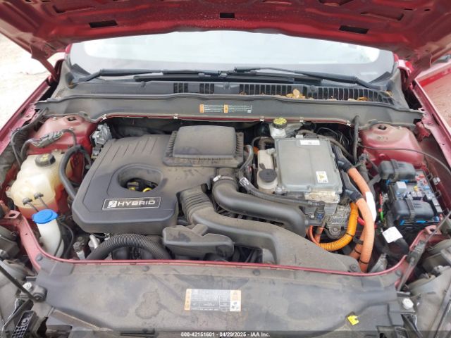 3FA6P0LU6KR257130 Ford Fusion Hybrid Se