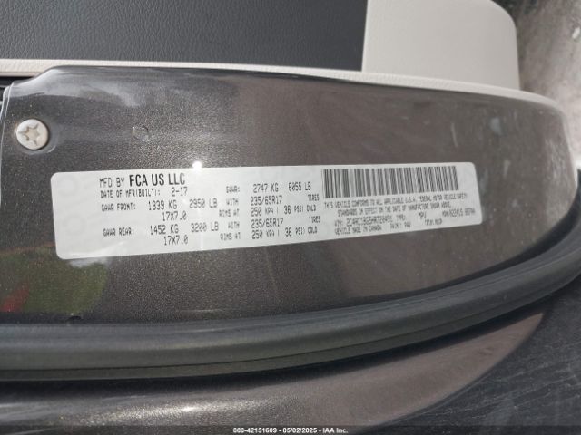 2C4RC1BG5HR720491 Chrysler Pacifica Touring-l