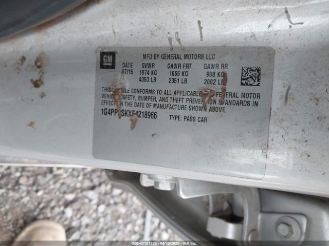 1G4PP5SKXF4218966 Buick Verano