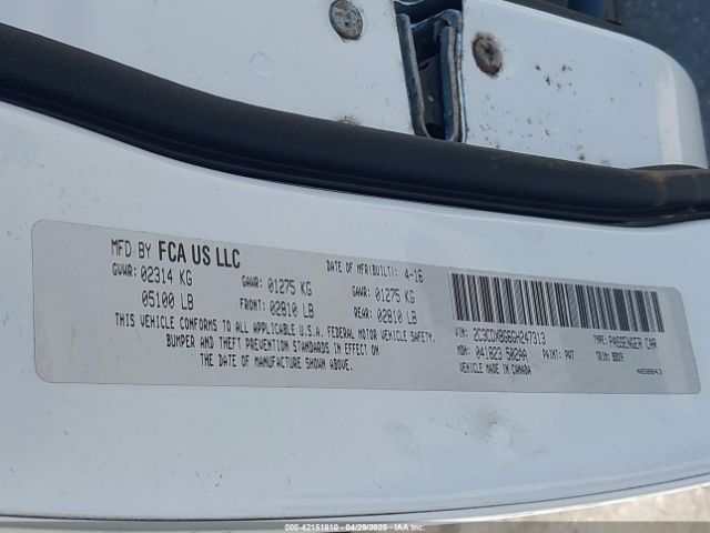 2C3CDXBG6GH247313 Dodge Charger Se