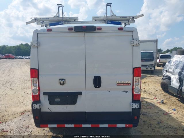 3C6ERVAG9ME501672 RAM Promaster 1500 Low Roof 136 Wb