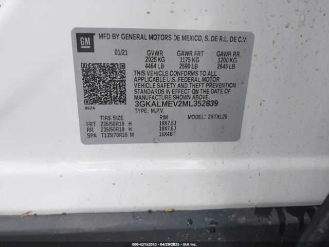 2021 GMC TERRAIN 3GKALMEV2ML352839 Photo 8