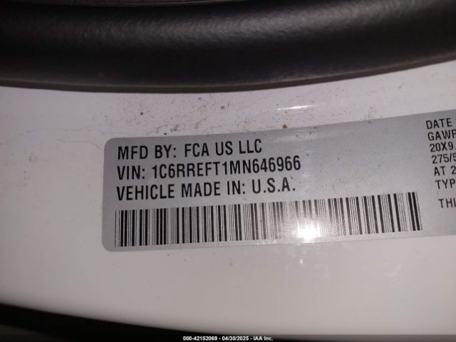 2021 RAM 1500 1C6RREFT1MN646966 Photo 8