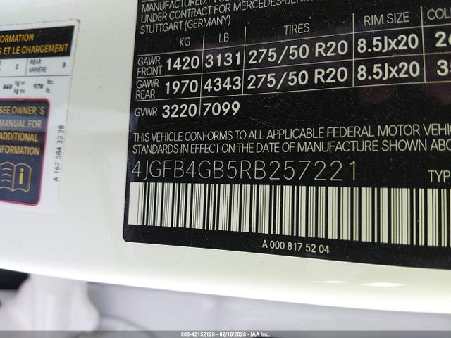 2024 MERCEDES-BENZ GLE 450 PLUG-IN HYBRID 4JGFB4GB5RB257221 Photo 8