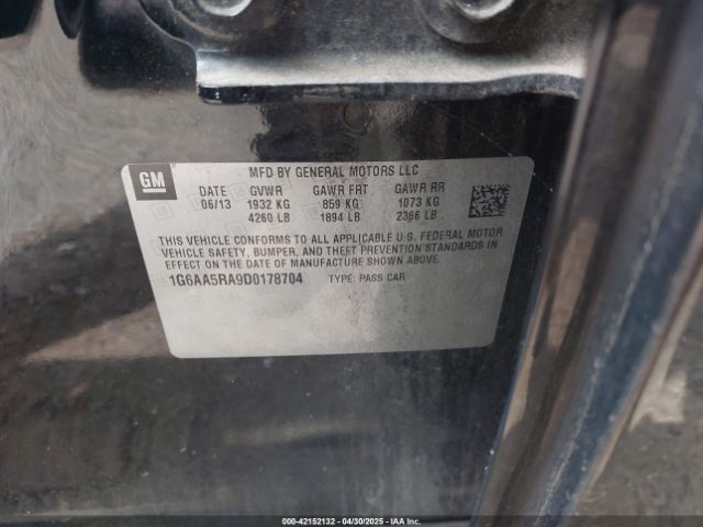 2013 CADILLAC ATS 1G6AA5RA9D0178704 Photo 8