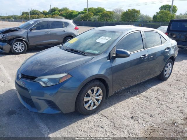 2T1BURHE0EC156411 Toyota COROLLA L