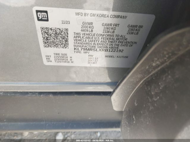 2024 CHEVROLET TRAILBLAZER KL79MRSLXRB122192 Photo 8
