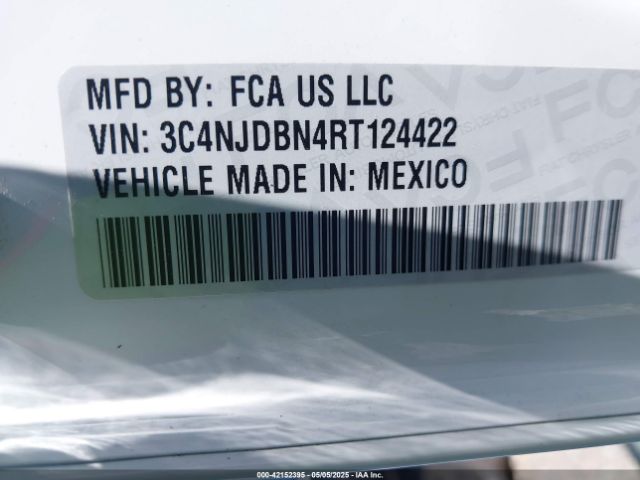 3C4NJDBN4RT124422 Jeep Compass Latitude 4x4