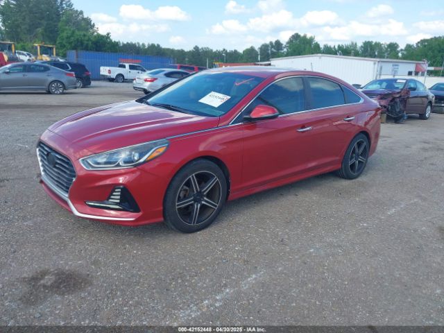 2018 HYUNDAI SONATA 5NPE34AF8JH636662 Photo 1