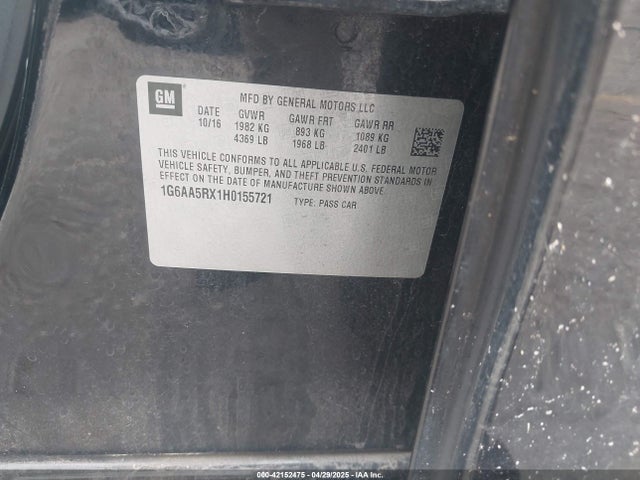 2017 CADILLAC ATS 1G6AA5RX1H0155721 Photo 8