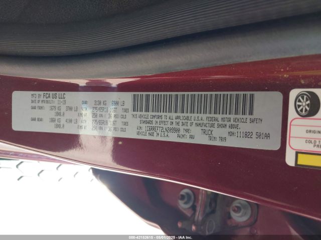 2020 RAM 1500 1C6RREFT2LN209900 Photo 8