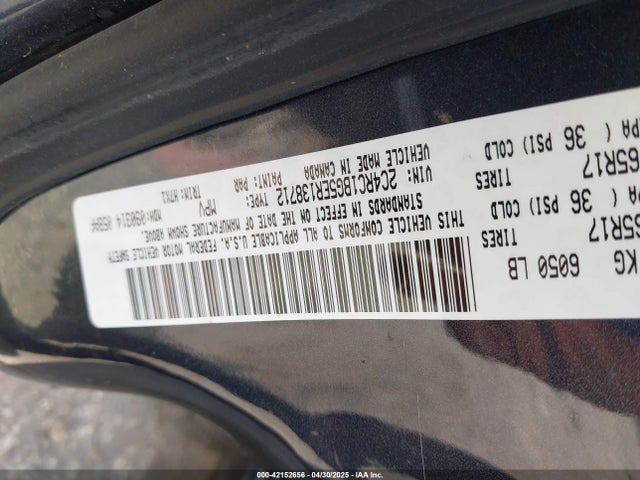 2C4RC1BG5ER138712 Chrysler Town & Country Touring