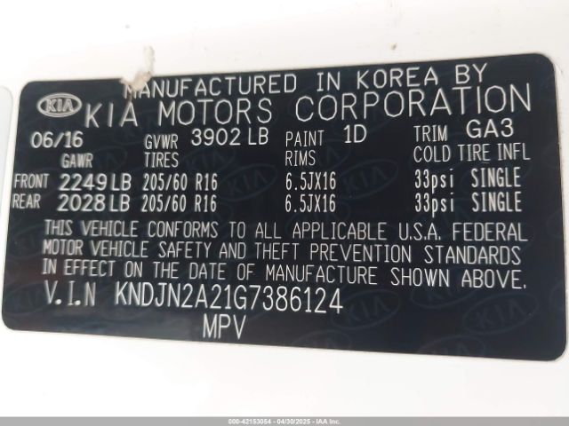 KNDJN2A21G7386124 KIA Soul
