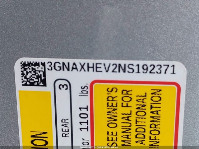 2022 CHEVROLET EQUINOX 3GNAXHEV2NS192371 Photo 8