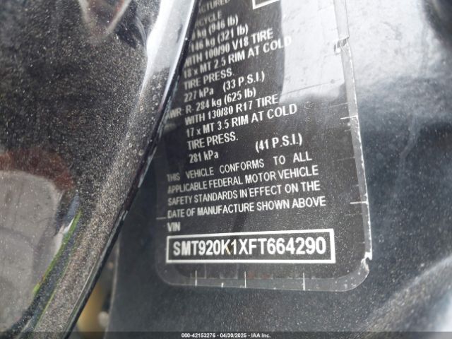 2015 TRIUMPH MOTORCYCLE THRUXTON SMT920K1XFT664290 Photo 9