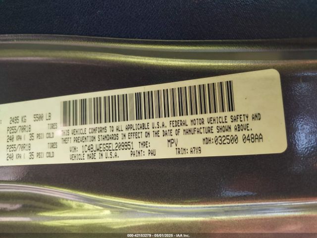 1C4BJWEG5EL209951 Jeep 2014