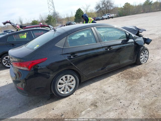 2021 HYUNDAI ACCENT 3KPC24A69ME135802 Photo 3