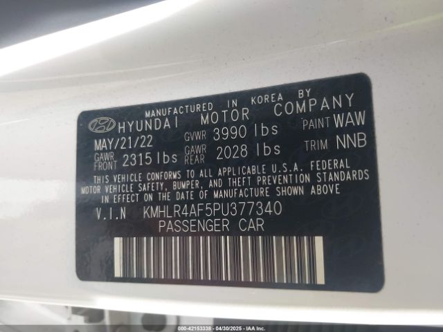 KMHLR4AF5PU377340 Hyundai Elantra N Line