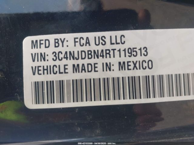 3C4NJDBN4RT119513 Jeep Compass Latitude 4x4